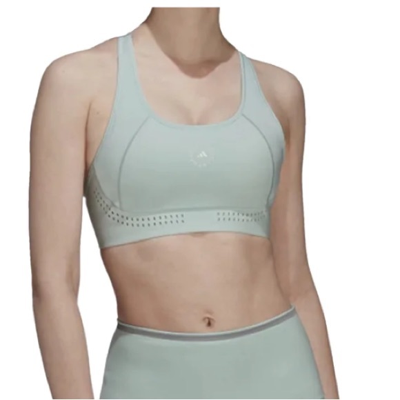 ADIDAS STELLA McCartney TRUEPURSE
Medium Support Bra-Ash green size 36A - Picture 1 of 8